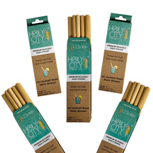Load image into Gallery viewer, Holy City Straw Company - Cocktail Reusable Reed Straws | 5 Pack Bundle by Holy City Straw Company - | Delivery near me in ... Farm2Me #url#