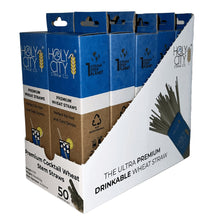 Load image into Gallery viewer, Holy City Straw Company - Cocktail Wheat Stem Drinking Straws | Inner Pack | 10 x 50ct. Boxes by Holy City Straw Company - | Delivery near me in ... Farm2Me #url#
