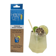 Load image into Gallery viewer, Holy City Straw Company - Cocktail Wheat Stem Drinking Straws | Inner Pack | 10 x 50ct. Boxes by Holy City Straw Company - | Delivery near me in ... Farm2Me #url#