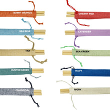 Load image into Gallery viewer, Holy City Straw Company - Customizable Two Straw/Jute Pouch Combo by Holy City Straw Company - | Delivery near me in ... Farm2Me #url#