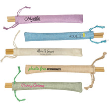 Load image into Gallery viewer, Holy City Straw Company - Customizable Two Straw/Jute Pouch Combo by Holy City Straw Company - | Delivery near me in ... Farm2Me #url#