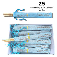 Load image into Gallery viewer, Holy City Straw Company - Tall Reed Straw/Pouch Combo | Inner Pack | 25ct. by Holy City Straw Company - | Delivery near me in ... Farm2Me #url#