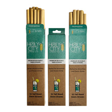 Load image into Gallery viewer, Holy City Straw Company - Tall Reusable Reed Straw Bundle - 3 Pack by Holy City Straw Company - | Delivery near me in ... Farm2Me #url#