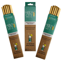 Load image into Gallery viewer, Holy City Straw Company - Tall Reusable Reed Straw Bundle - 3 Pack by Holy City Straw Company - | Delivery near me in ... Farm2Me #url#