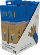 Load image into Gallery viewer, Holy City Straw Company - Tall Wheat Drinking Straws | Inner Pack | 10 x 50ct. Boxes by Holy City Straw Company - | Delivery near me in ... Farm2Me #url#