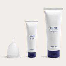 Load image into Gallery viewer, JUNE | The Original June Menstrual Cup - June Cup Wash Bundle by JUNE | The Original June Menstrual Cup - | Delivery near me in ... Farm2Me #url#