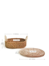 Load image into Gallery viewer, KORISSA - Bread Warmer & Basket - Bird Oval by KORISSA - | Delivery near me in ... Farm2Me #url#