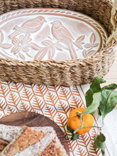 Load image into Gallery viewer, KORISSA - Bread Warmer & Basket - Lovebirds Oval by KORISSA - | Delivery near me in ... Farm2Me #url#
