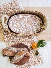 Load image into Gallery viewer, KORISSA - Bread Warmer & Basket - Lovebirds Oval by KORISSA - | Delivery near me in ... Farm2Me #url#