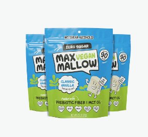 Max Sweets - NEW Know Brainer Max Sweets Snacks Low Carb Keto Vegan Max Mallow marshmallows- Vegan, Atkins, Paleo, Diabetic Diet Friendly Health Snack - Gluten Free, Soy Free, Zero Sugar, Zero Sugar Alcohol snack, Non-GMO Ketogenic 3 pack by Max Sweets - | Delivery near me in ... Farm2Me #url#
