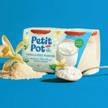 Load image into Gallery viewer, Petit Pot Rice Pudding Organic Plant-Based French Dessert Wholesale - 2-Jar Packs x 600 Packs (1/4 Pallet) case