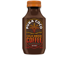 Load image into Gallery viewer, Pura Coco Coconut Water - Cold Brew + Coconut Water, Organic - 12 Bottles x 11.1oz - Coffee | Delivery near me in ... Farm2Me #url#