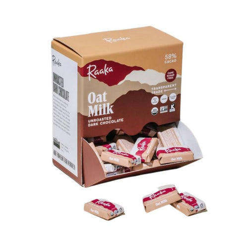 Raaka Chocolate - Oat Milk Minis Bars - 100 x 8g - Snacks | Delivery near me in ... Farm2Me #url#