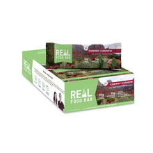 Load image into Gallery viewer, Real Food Bar&#39;s Cherry Cashew Bars - 12-Bar Pack (12 x 2.12oz)
