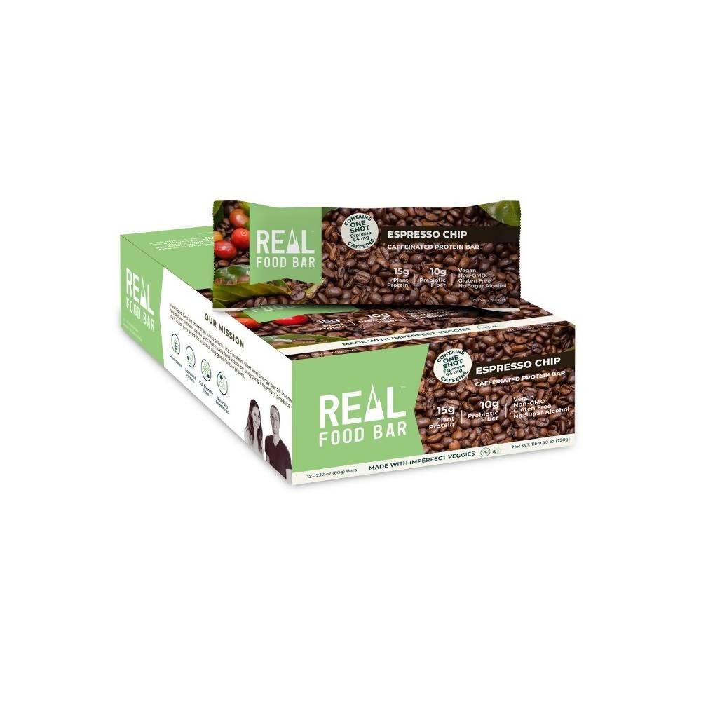 Real Food Bar's Espresso Chip Bars - 12-Bar Pack