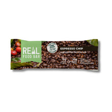 Load image into Gallery viewer, Real Food Bar's Espresso Chip Bars - 12-Bar Pack