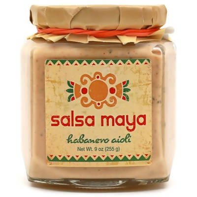 Salsa Maya Habanero Aioli Jars - 12 x 9oz