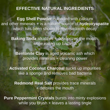 Load image into Gallery viewer, Shwally - For Home and Play - Shwally Magical Hydroxyapatite Egg Shell & Coconut Charcoal Tooth Powder by Shwally - For Home and Play - | Delivery near me in ... Farm2Me #url#