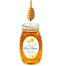 Load image into Gallery viewer, Sister Bees - 100% Raw Michigan Wildflower Honey 8 oz glass jar by Sister Bees - Farm2Me - carro-6364830 - 735632653590 -