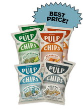 Load image into Gallery viewer, Pulp Pantry The Shark Tank Chips Variety Pack - 8 Bags x 5oz