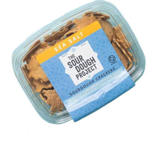 Load image into Gallery viewer, Sea Salt Sourdough Crackers Box - 12 boxes x 6oz - The Sourdough Project | Farm2Me Wholesale