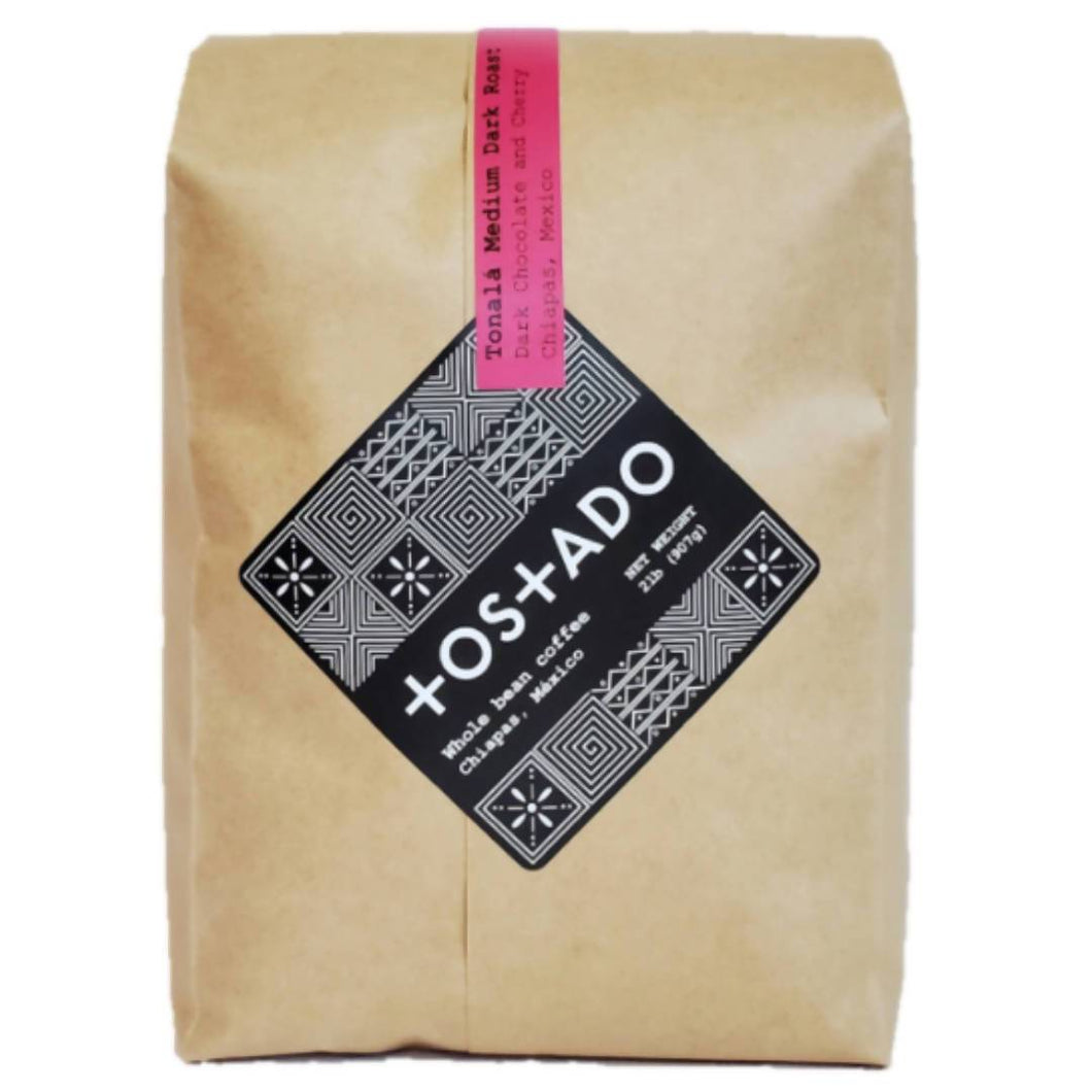 Tonala Coffee Beans (Medium-Dark Roast) - 1 Bag x 5 LB