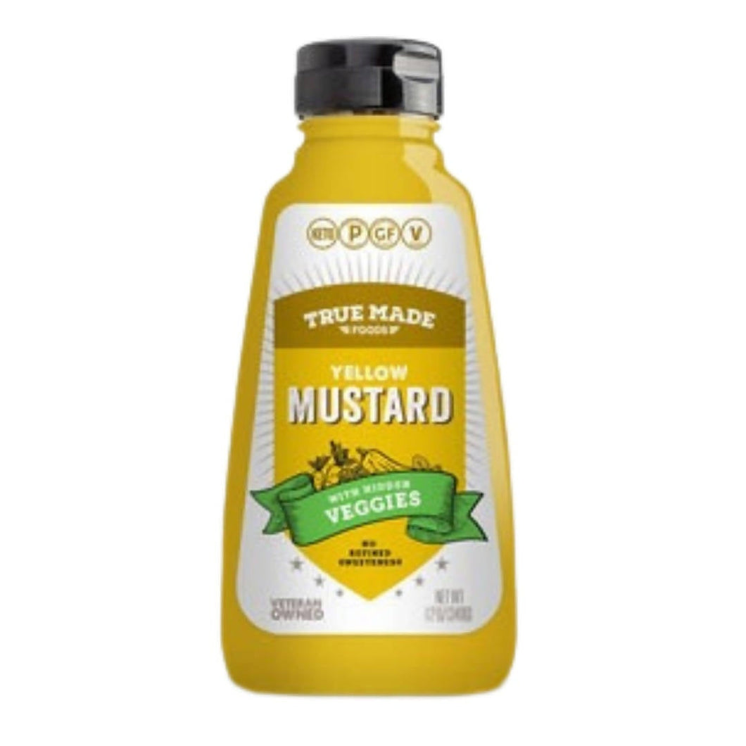 Yellow Mustard Squeeze Bottles - 6 x 12oz