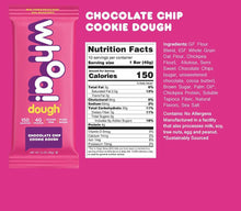 Load image into Gallery viewer, Whoa Dough Chocolate Chip Cookie Dough Bars - 100 x 1.6oz
