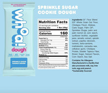 Load image into Gallery viewer, Whoa Dough Sprinkle Sugar Cookie Dough Bar - 10 x 1.6oz
