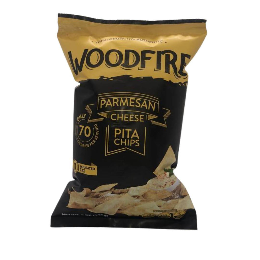 Parmesan Garlic Traditional Handmade Pita Chips Bags - 12 x 5oz