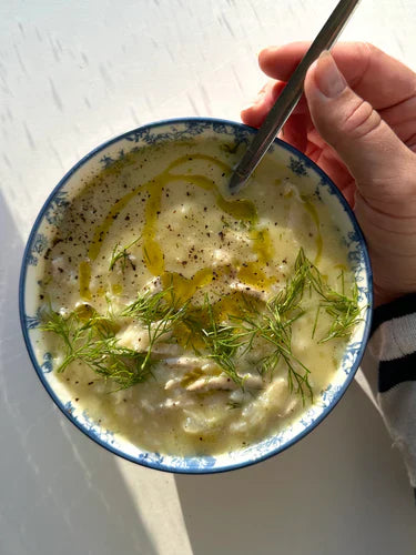 Avgolemono Soup Recipe | Soup & Salad Recipe | Locally Sourced Recipe | Seasonal Recipe - Farm2Me Recipe