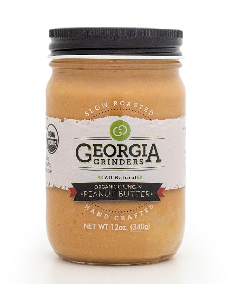 Georgia Grinders Organic Crunchy Peanut Butter Jar - 12 oz