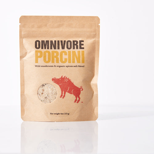 Omnivore Porcini Salt 4 oz. Bag - 6 Bags x 4 oz case