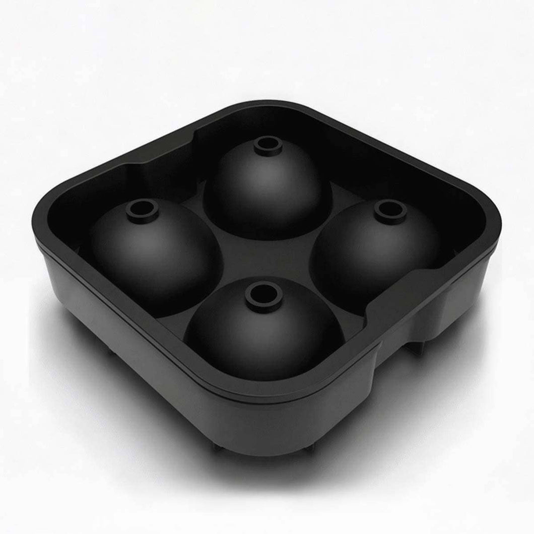 Vintage Gentlemen Men's Jumbo 4 Ball Silicone Ice Tray