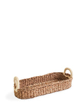 Load image into Gallery viewer, KORISSA Savar Bread Basket with White Handle
