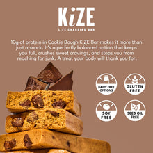 Load image into Gallery viewer, Kize Cookie Dough Bar - 10 bars x 1.5 oz case
