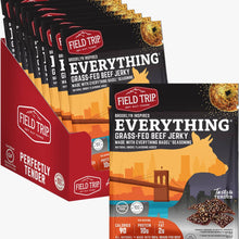 Load image into Gallery viewer, Field Trip BK Everything Bagel Seasoned Beef Jerky 2.2 oz bag - 9 bags x 2.2oz case
