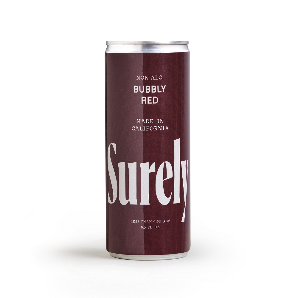 Surely Non-Alcoholic Bubbly Red Can 4-Pack