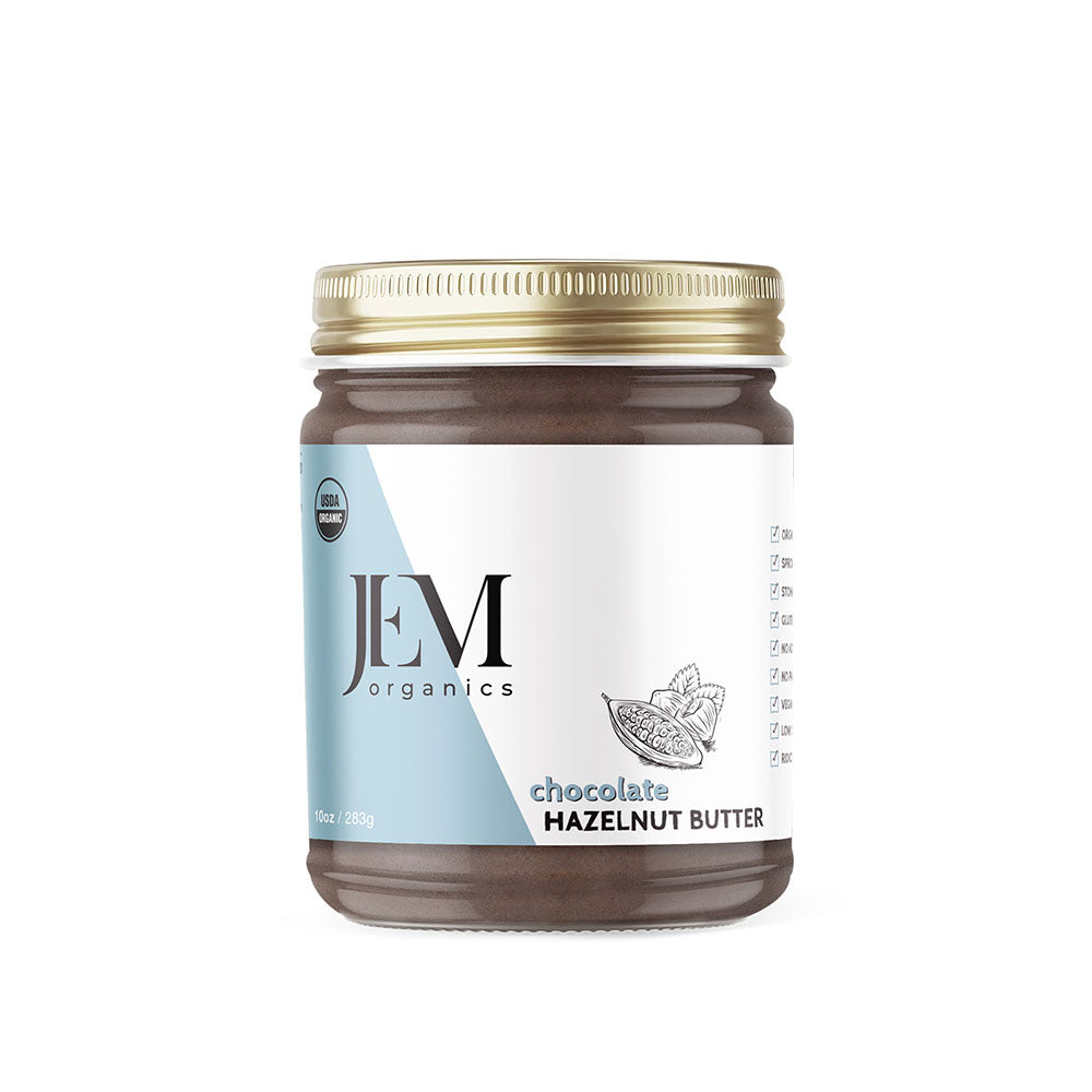 JEM Organics Chocolate Hazelnut Butter - Medium 6 pack