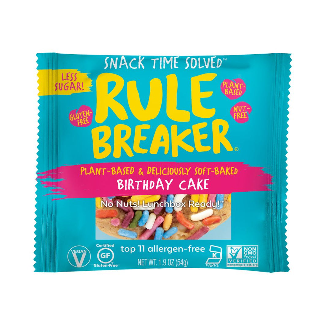 Rule Breakers Birthday Cake Blondies, Gluten Free Packs - 12 Packs