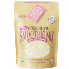 Load image into Gallery viewer, Tiger Nuts Smoothie Mix with 10% Extra Protein and Vanilla Flavor bag - 12 oz x 24 bags
