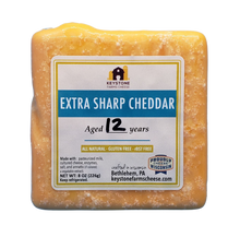 Load image into Gallery viewer, Keystone Cheese 12 Year Aged Yellow Cheddar - 1 LB
