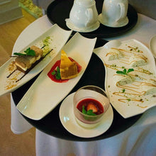 Load image into Gallery viewer, Wilmax Porcelain Set Of 6 White Celery Tray / Dish 11&quot; inch X 3&quot; inch | 28 X 8 Cm

