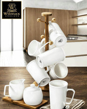 Load image into Gallery viewer, Wilmax Porcelain Set Of 6 White Mug 16 Oz | 460 Ml
