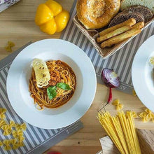 Load image into Gallery viewer, Wilmax Porcelain Set Of 6 White Soup Plate 9&quot; inch | 23 Cm 20 Oz | 585 Ml
