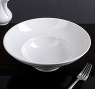 Wilmax Porcelain White Deep Salad or Soup Plate 9.75