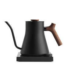Load image into Gallery viewer, Stagg EKG Pro Electric Kettle | Studio Edition-Wooden Accents: Matte Black + Walnut-Stagg EKG 0.9 L-Fellow

