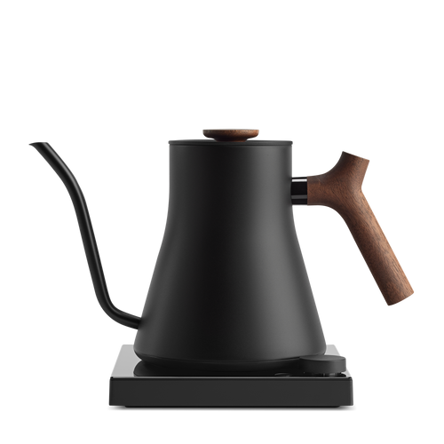 Stagg EKG Pro Electric Kettle | Studio Edition-Wooden Accents: Matte Black + Walnut-Stagg EKG 0.9 L-Fellow