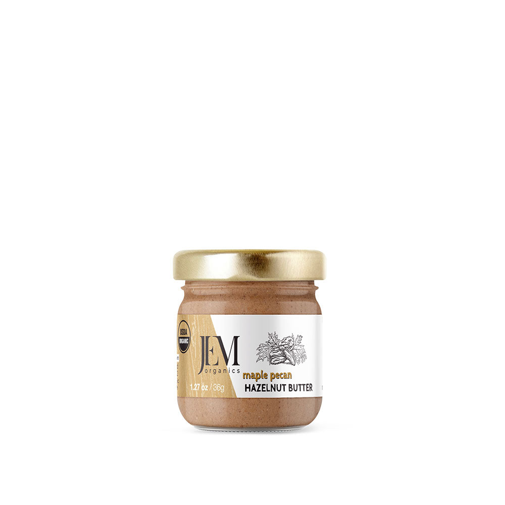 JEM Organics Maple Pecan Hazelnut Butter - Mini 12 pack