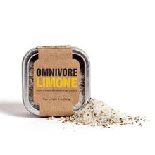 Load image into Gallery viewer, Omnivore Limone Salt 2 oz. Tin - 6 Tins x 2 oz case
